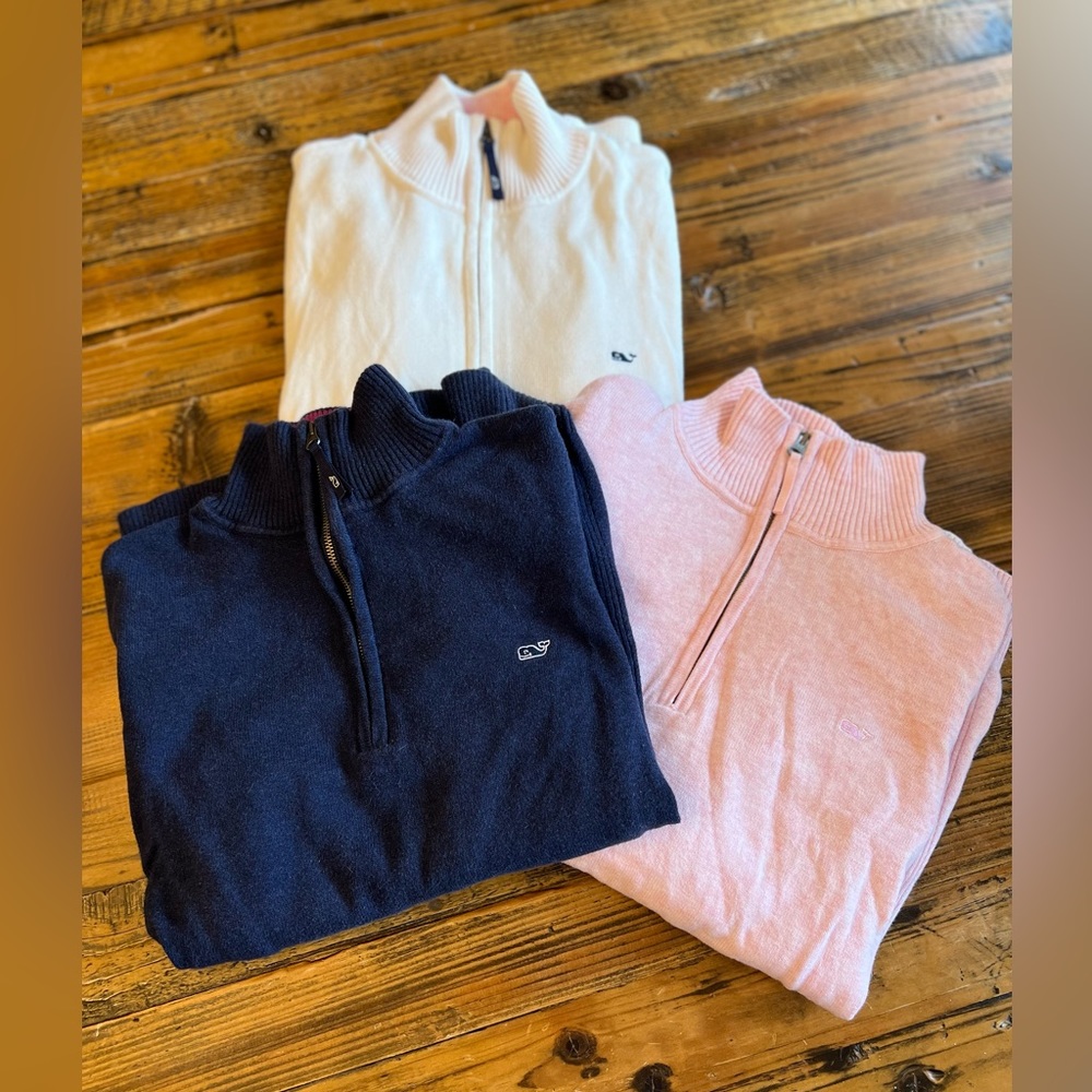 Vineyard Vines 1/4 Zip Sweater - Picture 2 of 14